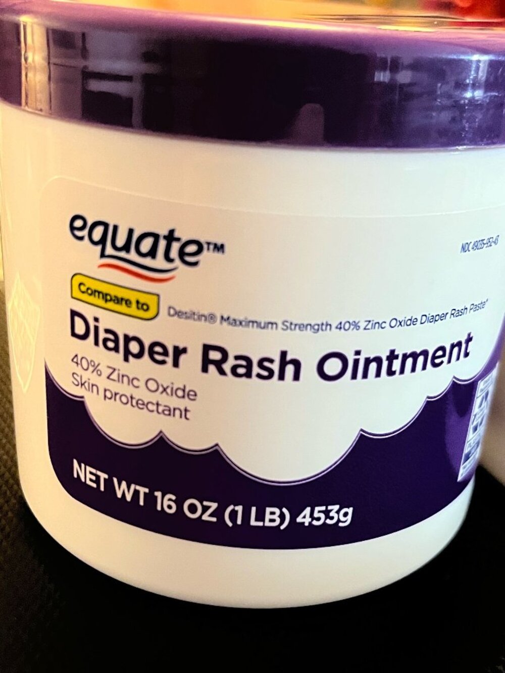 Equate Diaper Rash Ointment - 2 Pack